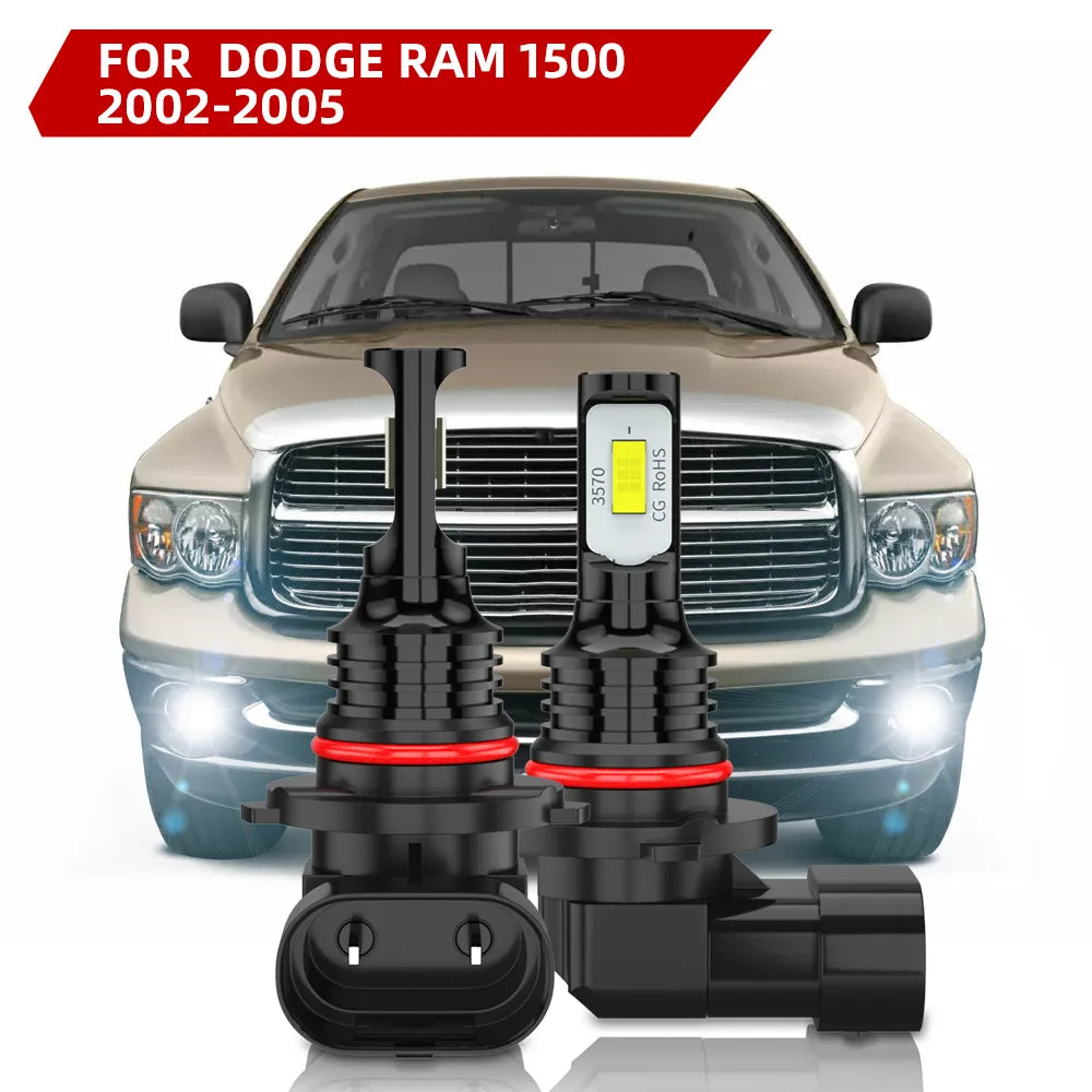 For 2002-2005 Dodge Ram 1500 Fog Light Bulbs 6000K