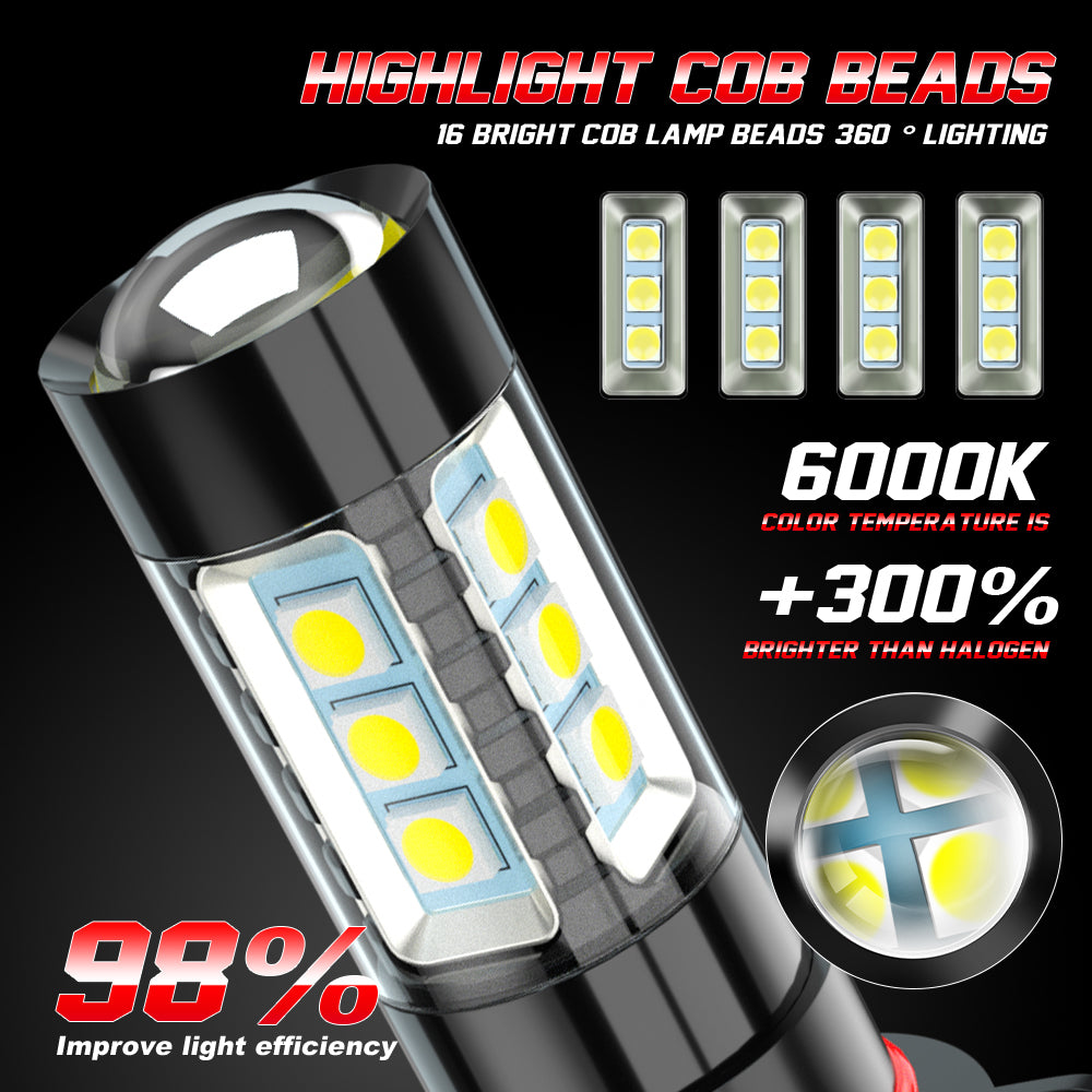 H16 2504 LED Fog Light Bulbs