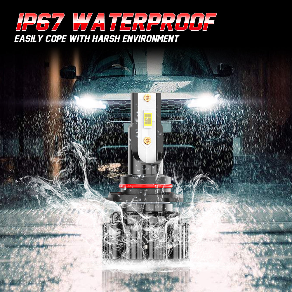 9005 HB3 LED Headlight Hi/Low Beam Bulbs