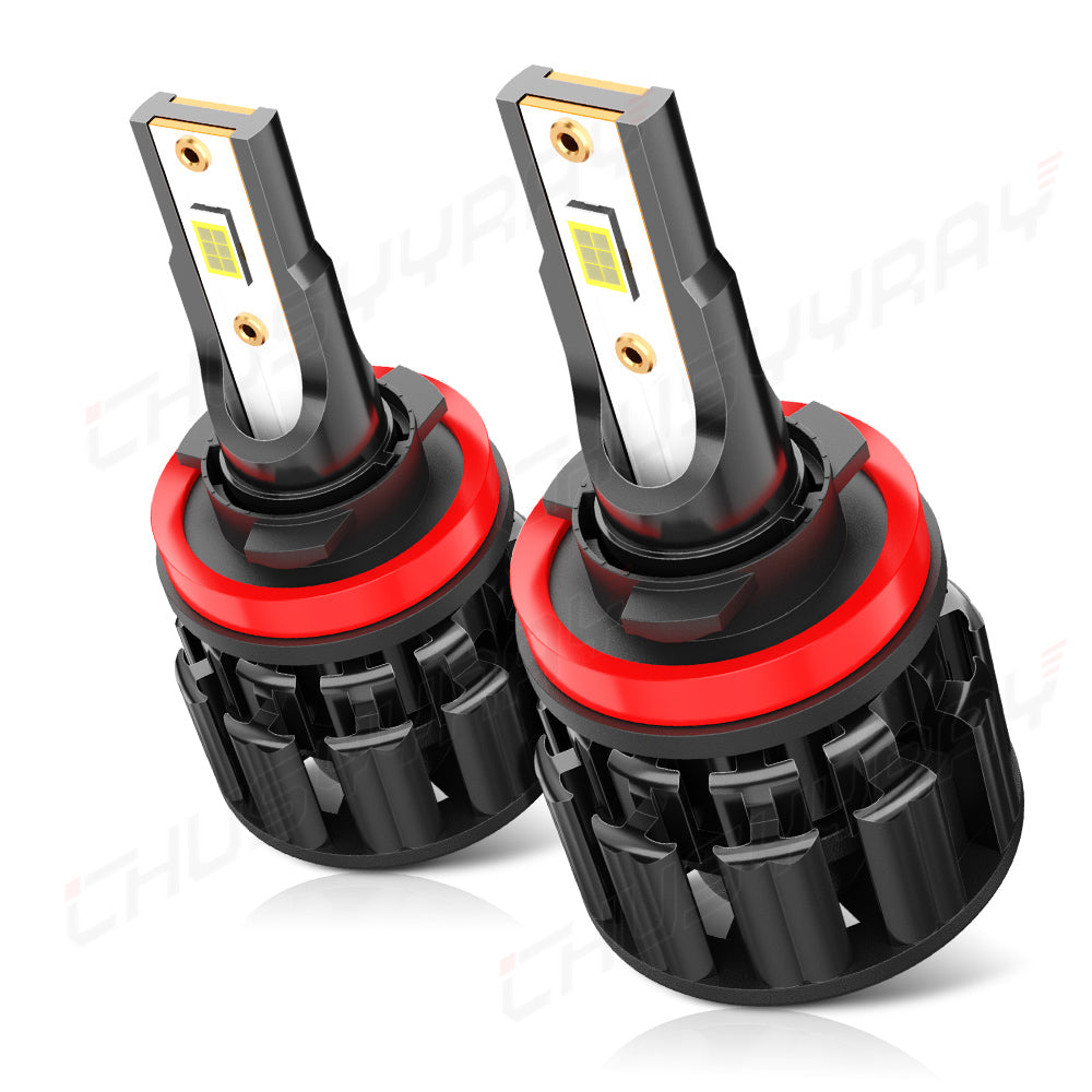 H8 H11 H9 LED Headlight Bulbs H8 H11 H9 High Beam/Low Beam 6000K Super Bright White 20000LM| Pair Bulbs Z3 Series