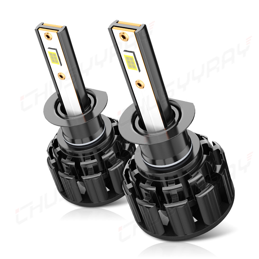 H1 LED Headlight Bulbs H1 High Beam/Low Beam 6000K Super Bright White 20000LM| Pair Bulbs Z3 Series