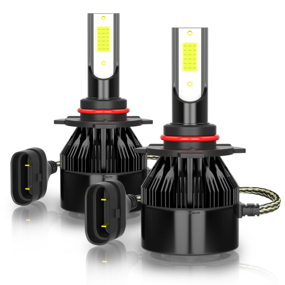 For 2009-2012 Dodge Ram 2500 LED Headlight Low Beam 6000K Bulbs