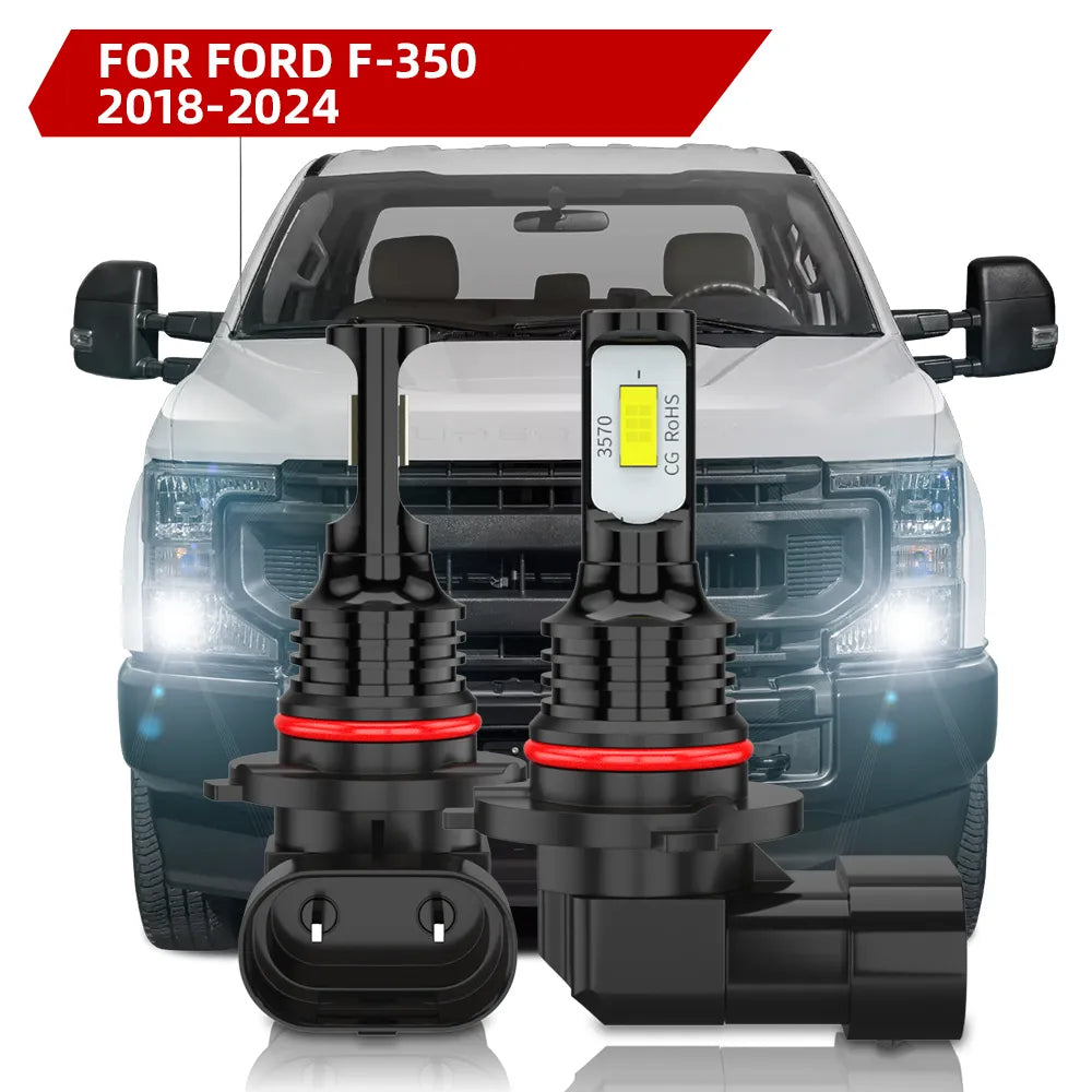 For 2018-2024 Ford F-350 Fog Light Bulbs 6000K