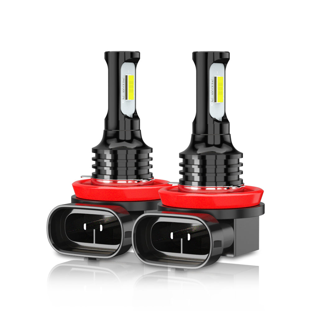 H11 LED Headlight / Fog Light Bulbs 6000K WHITE 2Pack