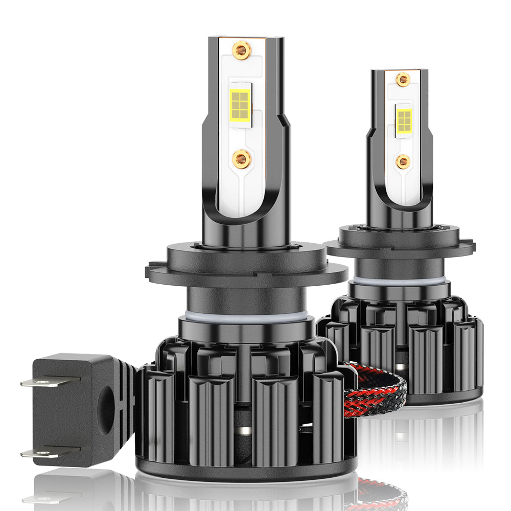 H7 LED Headlight Bulbs H7 High Beam/Low Beam 6000K Super Bright White 20000LM| Pair Bulbs Z3 Series