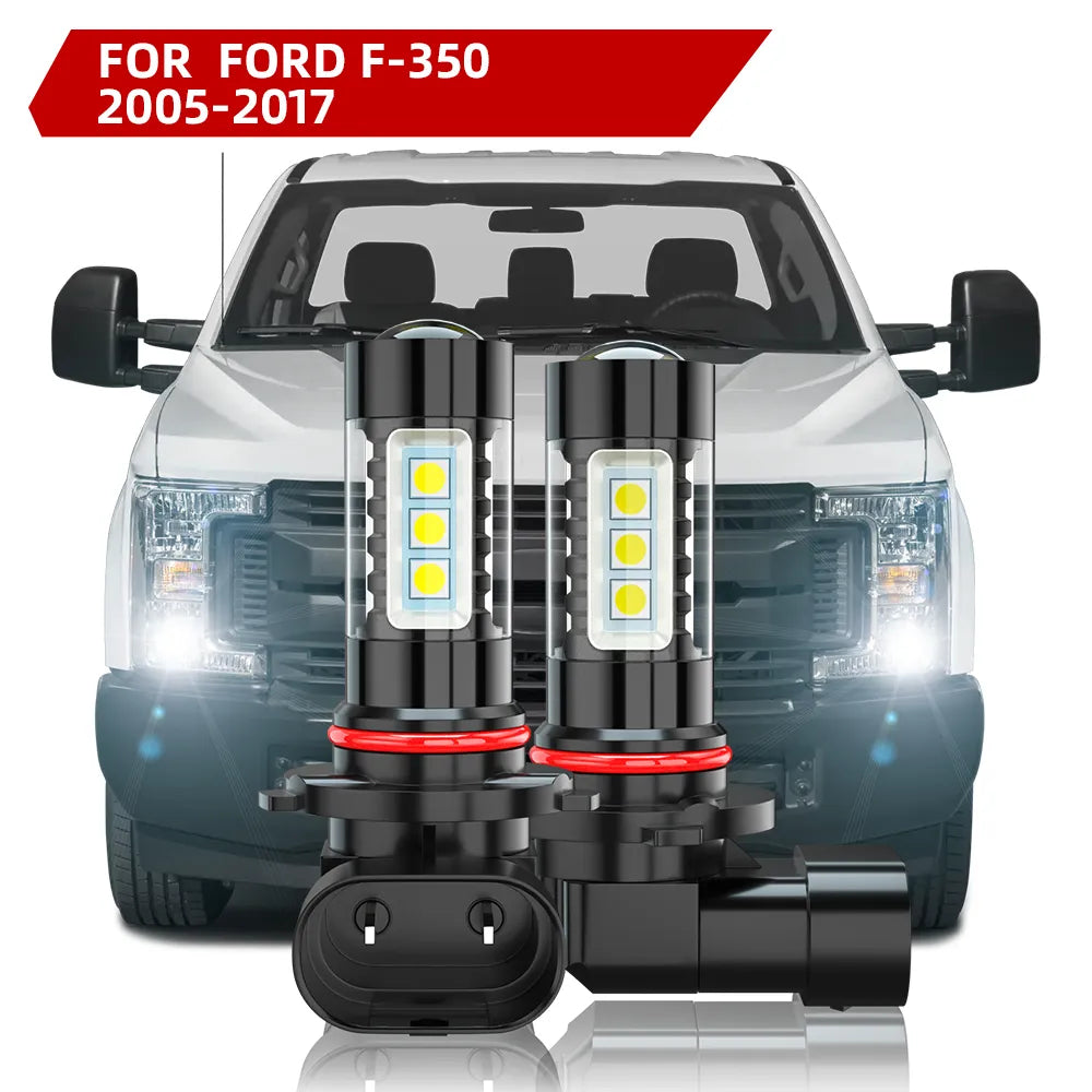 For 2005-2017 Ford F-350 LED Fog Light Bulbs 6000K