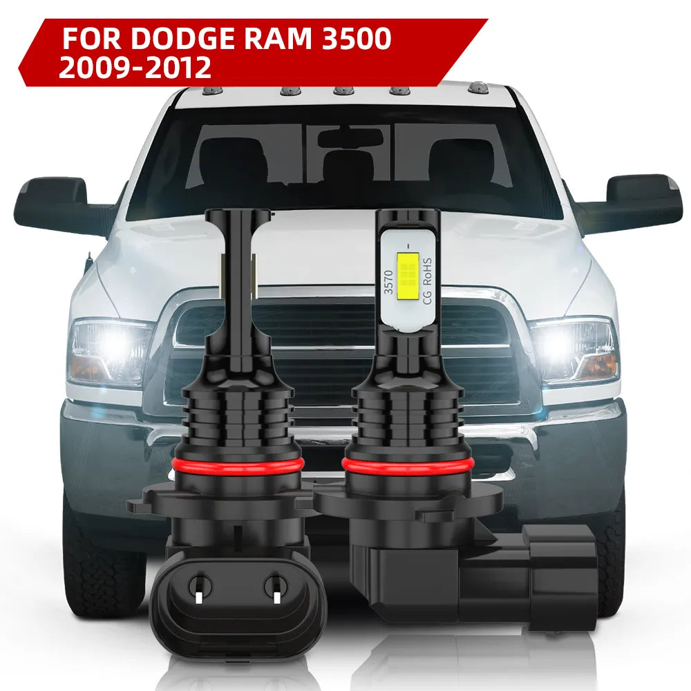 For 2009-2012 Dodge Ram 3500 Fog Light Bulbs 6000K
