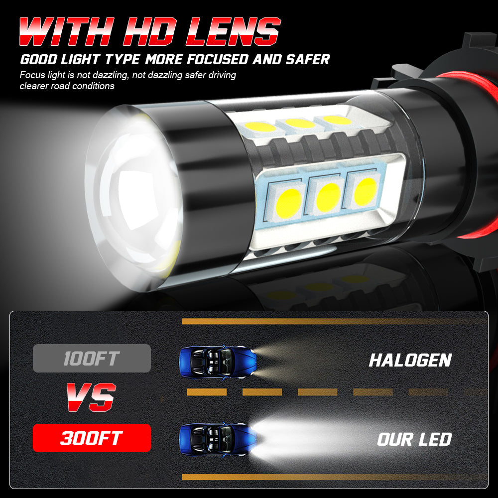 H16 2504 LED Fog Light Bulbs