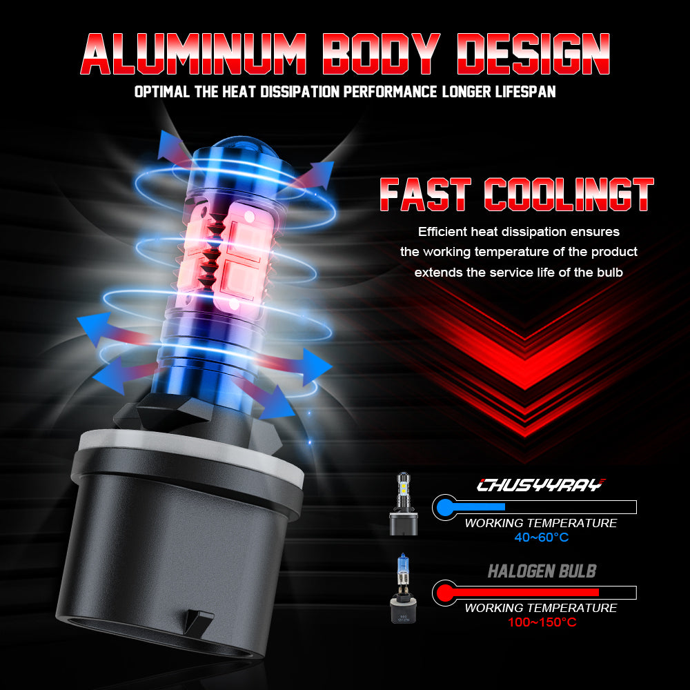 880 881 LED Fog Light Bulbs