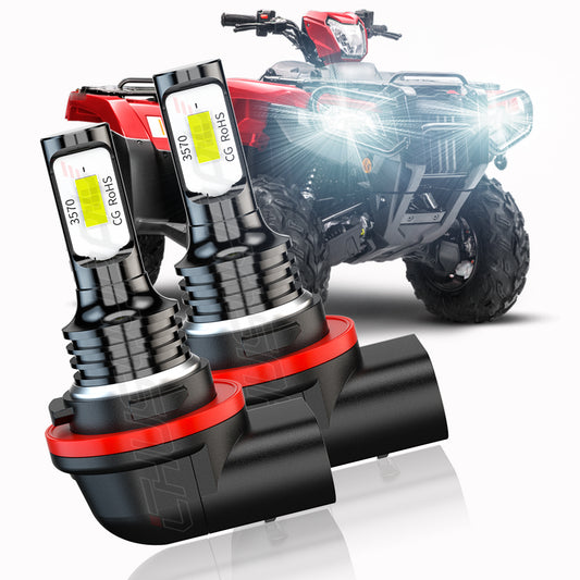 34901-HR3-A21 ATV UTV LED Headlight Bulb Lights 6000K White | 2 Bulbs