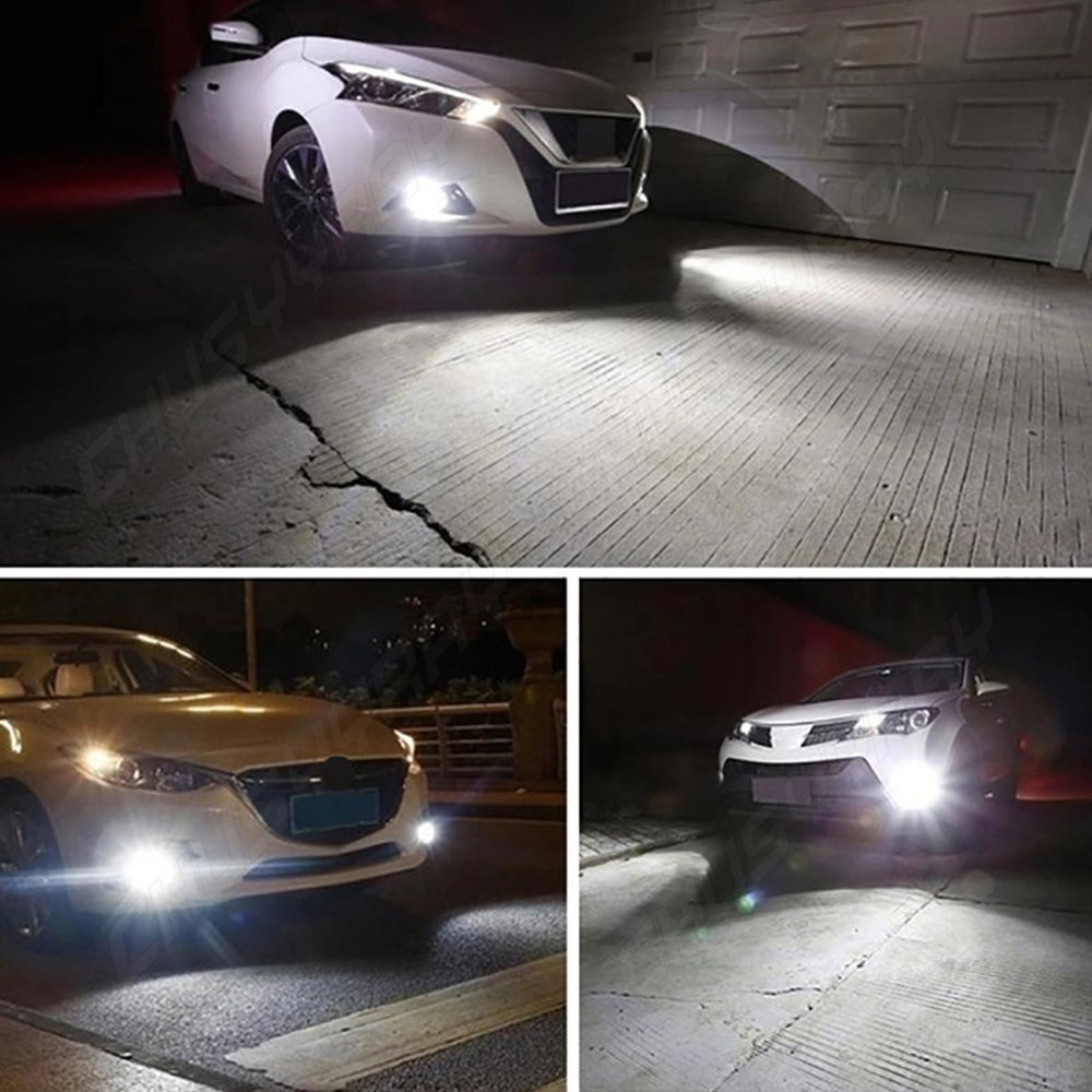 Amazing H10 9145 9140 9005 9045 LED Fog Light Bulb Conversion Kit 6000K Bright