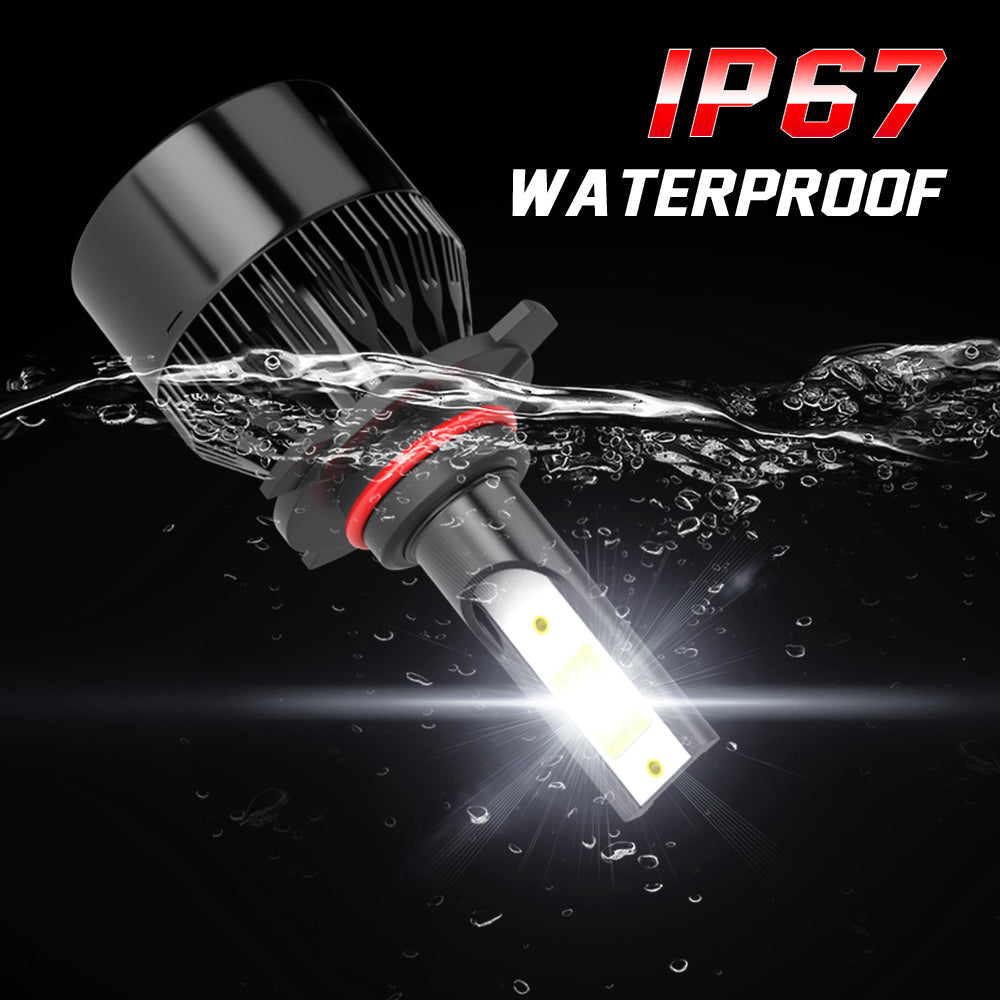 For 2009-2012 Dodge Ram 2500 LED Headlight Low Beam 6000K Bulbs