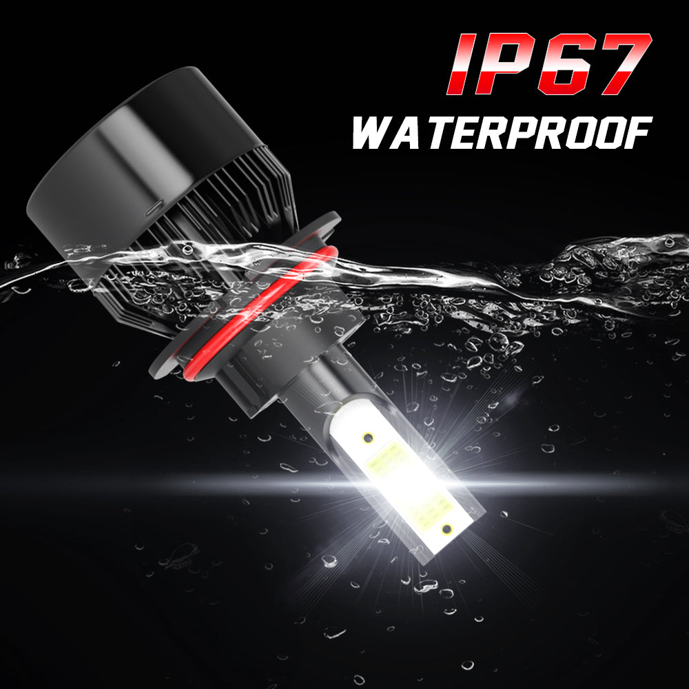 9007 HB5 LED Headlight Hi/Low Beam Bulbs