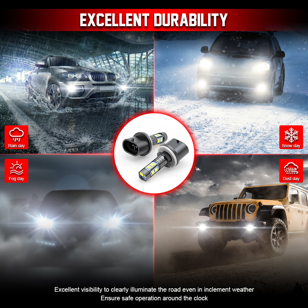 880 881 LED Fog Light Bulbs