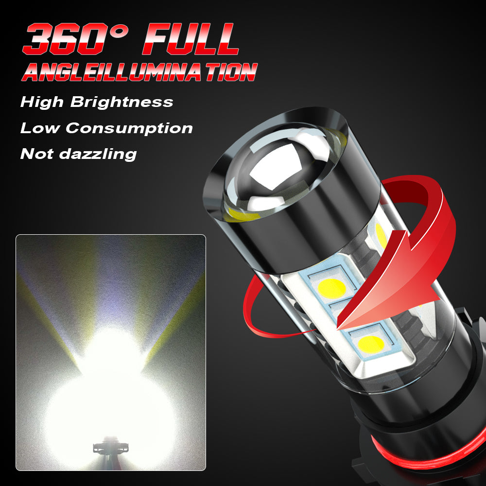 H16 2504 LED Fog Light Bulbs