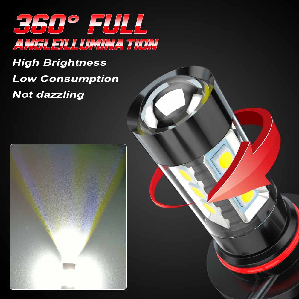 For 2005-2011 TOYOTA Tacoma LED Fog Light Bulbs 6000K