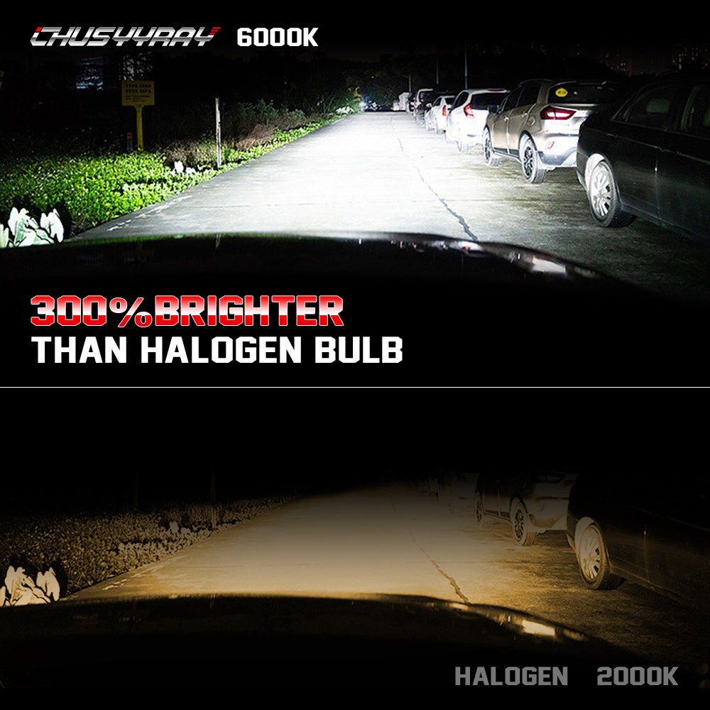 9008 H13 LED Headlight Hi/Low Beam Bulbs