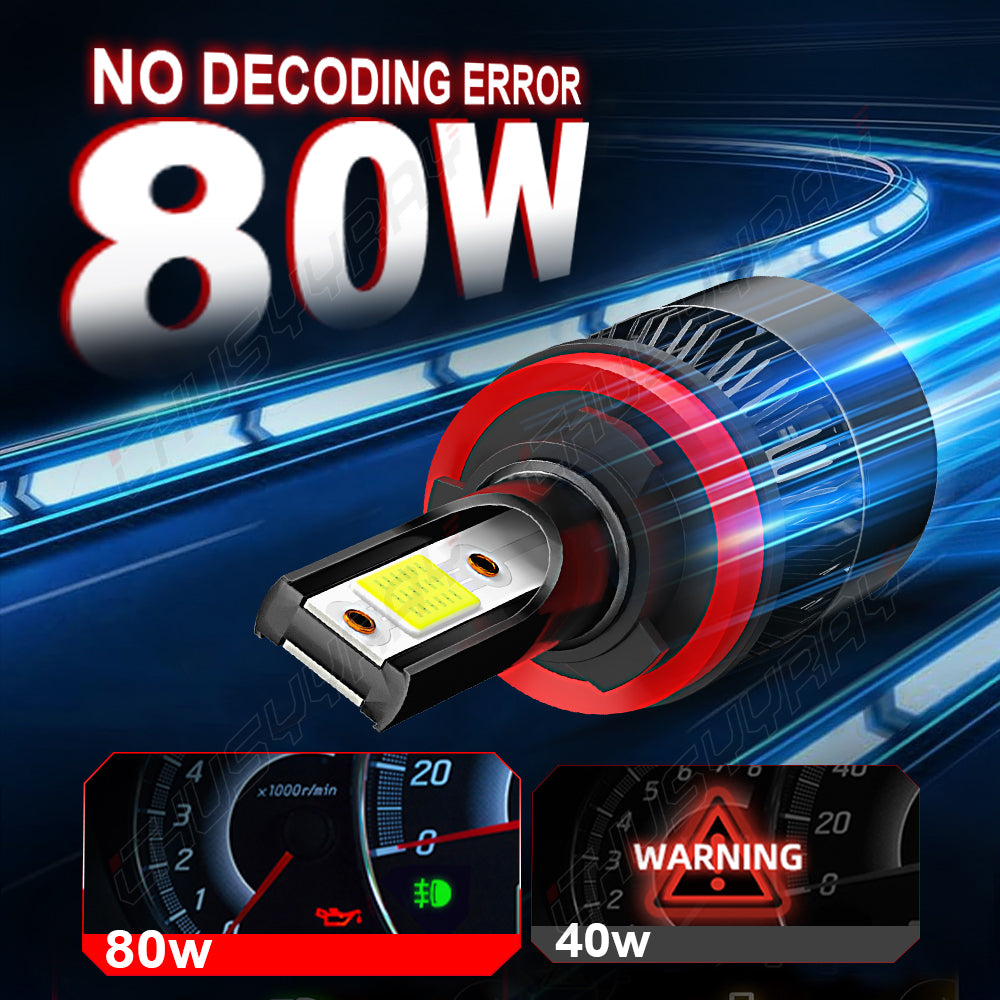 For Jeep Grand Cherokee 2017 2019 2020 2021 Combo LED Headlight Hi/Low Beam+Fog Light