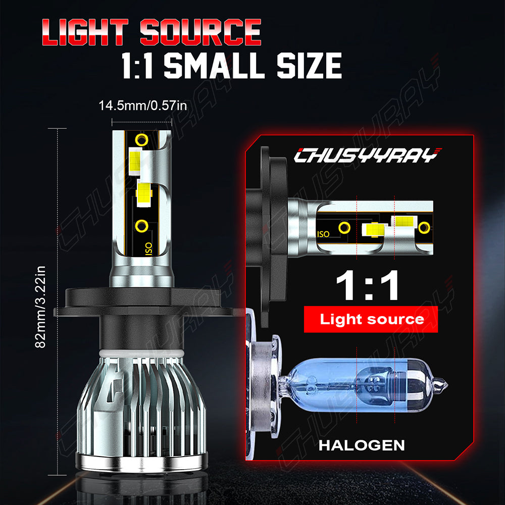 Fit Honda CRV CR-V 2007-2014 LED Headlight High/Low Beam Bulbs 6000K White Combo