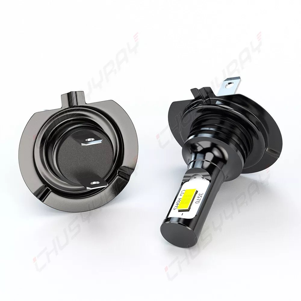 9005 + H7 WHITE LED Bulbs For 2005-2019 Ford F250 F350 F450 Super Duty 4pcs Combo