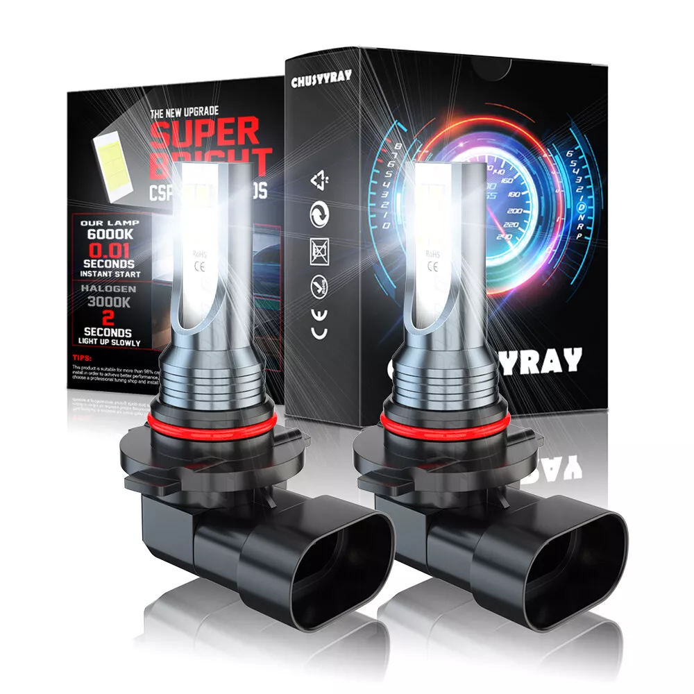 Amazing H10 9145 9140 9005 9045 LED Fog Light Bulb Conversion Kit 6000K Bright