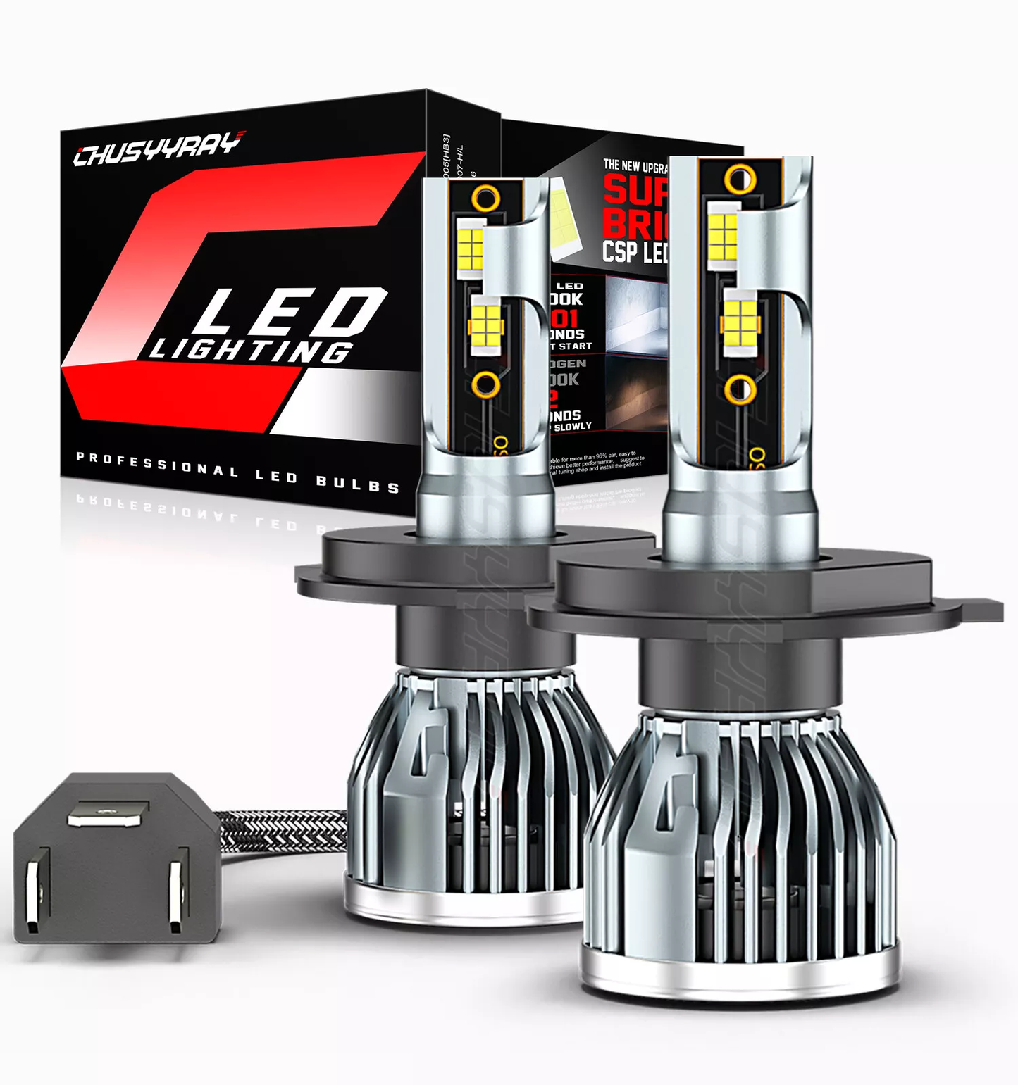 Fit Honda CRV CR-V 2007-2014 LED Headlight High/Low Beam Bulbs 6000K White Combo