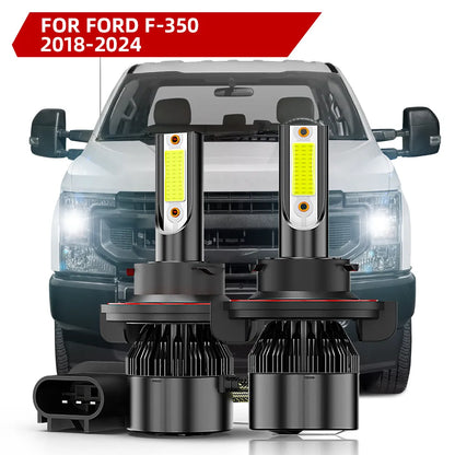 For 2018-2024 Ford F-350 LED Headlight Low Beam 6000K Bulbs