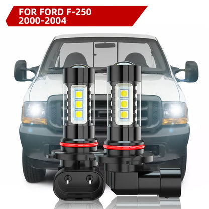 For 2000-2004 Ford F-250 LED Fog Light Bulbs 6000K