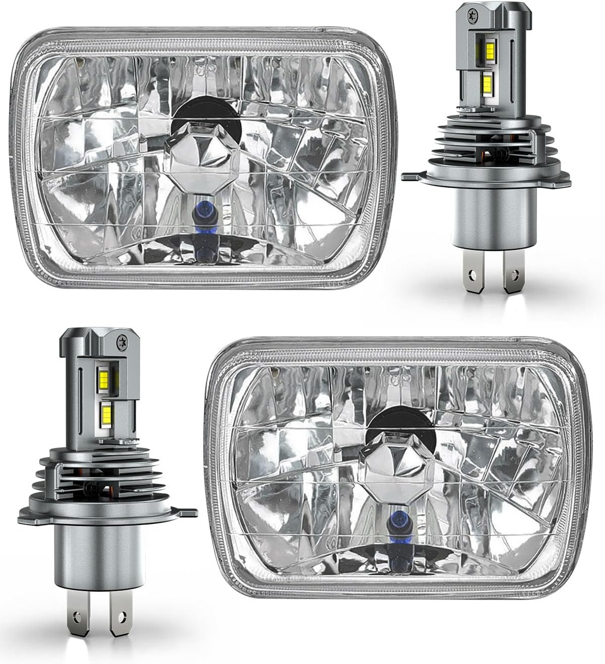 CHUSYYRAY  5x7 7x6 Led Headlights for Off-road Compatible for GMC C4500 C5500 C6500 C7500 C8500 Topkick Headlights High Low Beam, DOT Approved