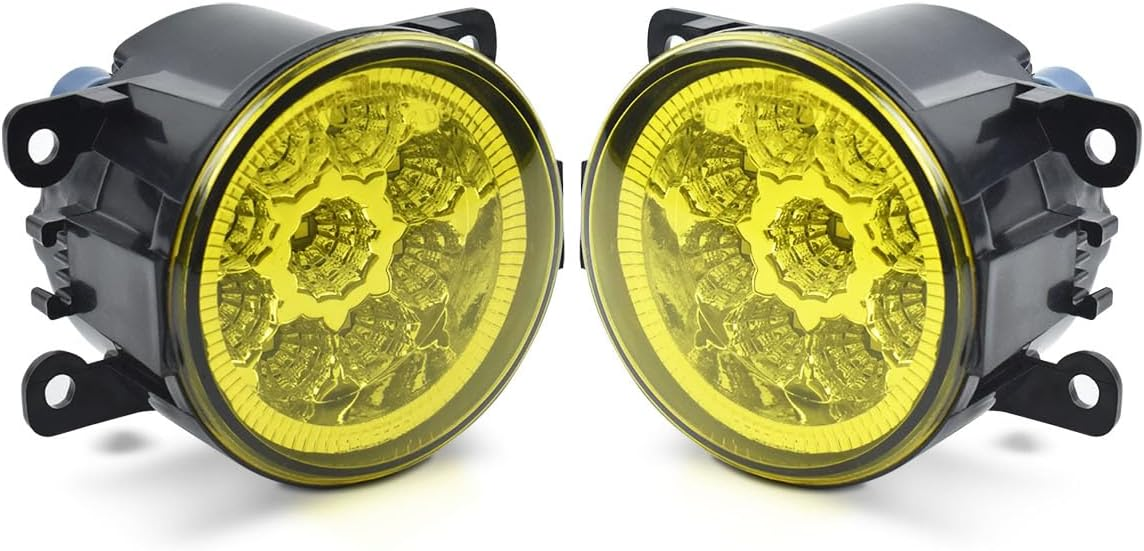 Fog Lights Assembly Compatible for Subaru Impreza Fog Lights 2012 2013 2014 2015 2016 2017 2018, Golden Yellow, 300% Brightness, Pack of 2
