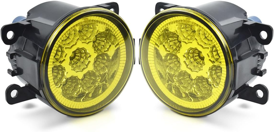 Fog Lights Assembly Compatible for 2012 2013 2014 2015 2016 2017 2018 2019 Subaru Outback Fog Lights, Front Driving Bumper Fog Light Clear Lens Lamp, Golden Yellow, 300% Brightness, Pack of 2