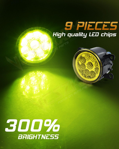 Fog Lights Assembly Compatible for Subaru Impreza Fog Lights 2012 2013 2014 2015 2016 2017 2018, Golden Yellow, 300% Brightness, Pack of 2