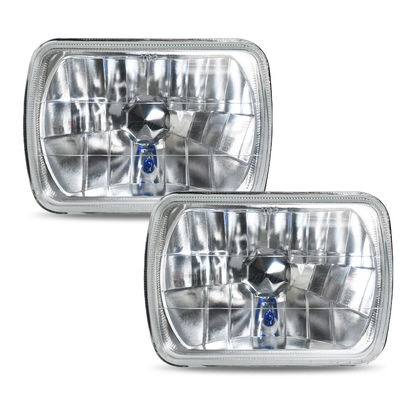 7"x6" LED Headlight Hi/Lo Beam H4 for GMC Savana 1500 2500 3500 Safari Van