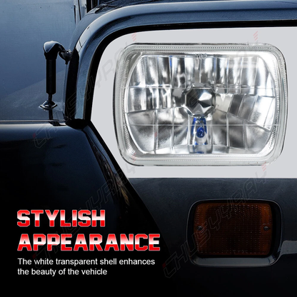 7"x6" LED Headlight Hi/Lo Beam H4 for GMC Savana 1500 2500 3500 Safari Van